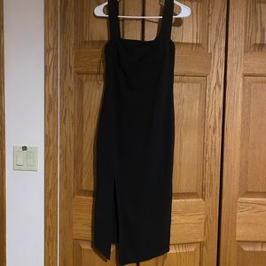 Black never warn wedding guest dress